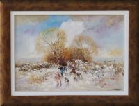 Almási László Téli idil 50x70